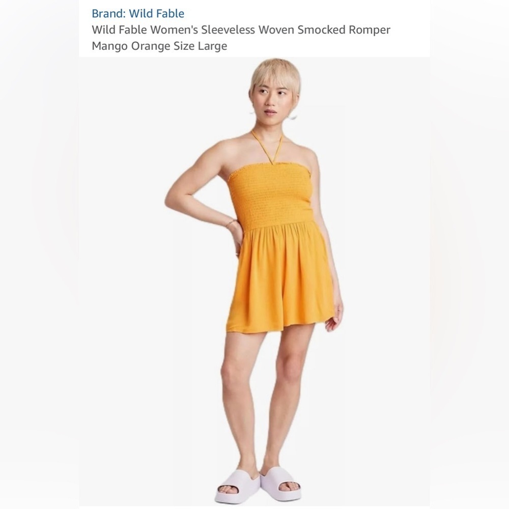 New- large whimsical stretch bubble bodice pockets shorts, Sunflower Romper
